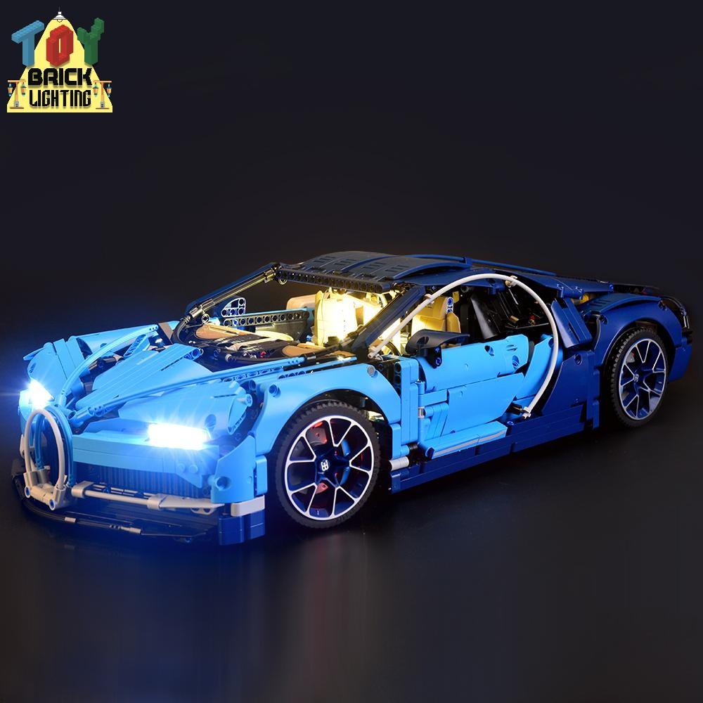 LED Light Kit for LEGO® Technic Bugatti Chiron (42083) - Toy Brick Lighting