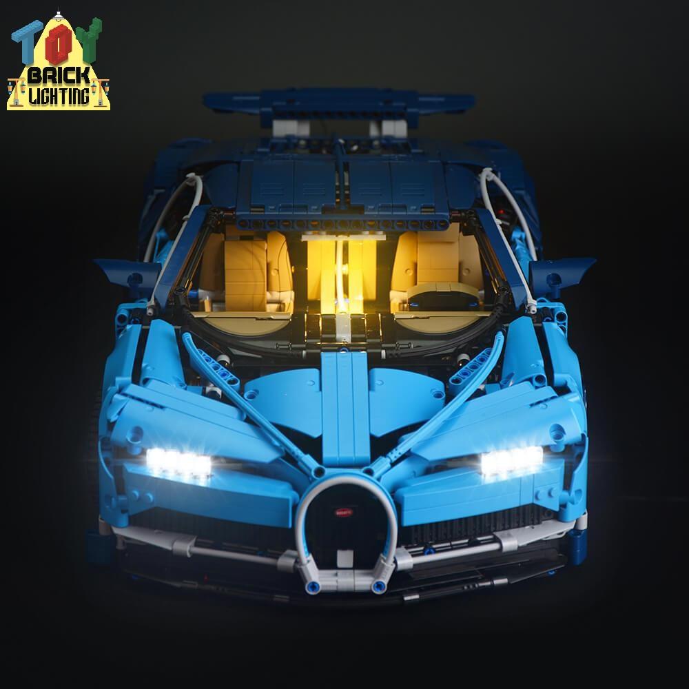 LED Light Kit for LEGO® Technic Bugatti Chiron (42083) - Toy Brick Lighting