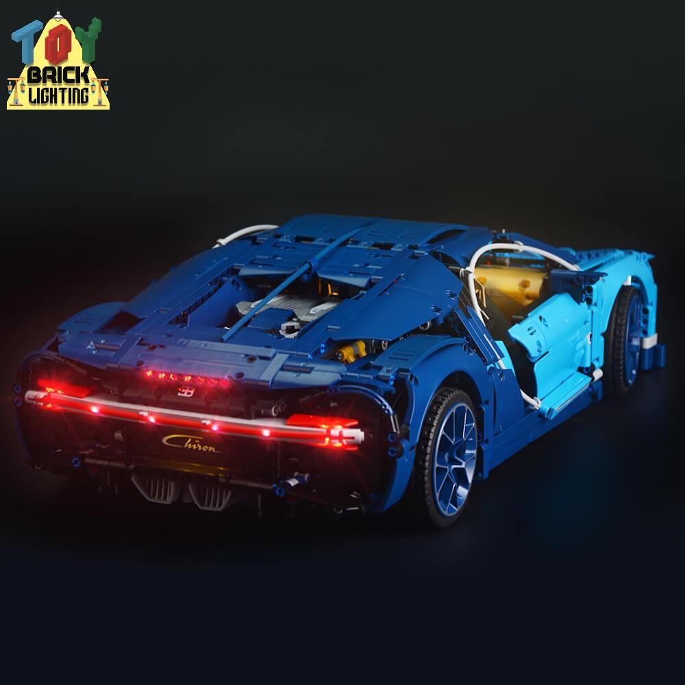 LED Light Kit for LEGO® Technic Bugatti Chiron (42083) - Toy Brick Lighting