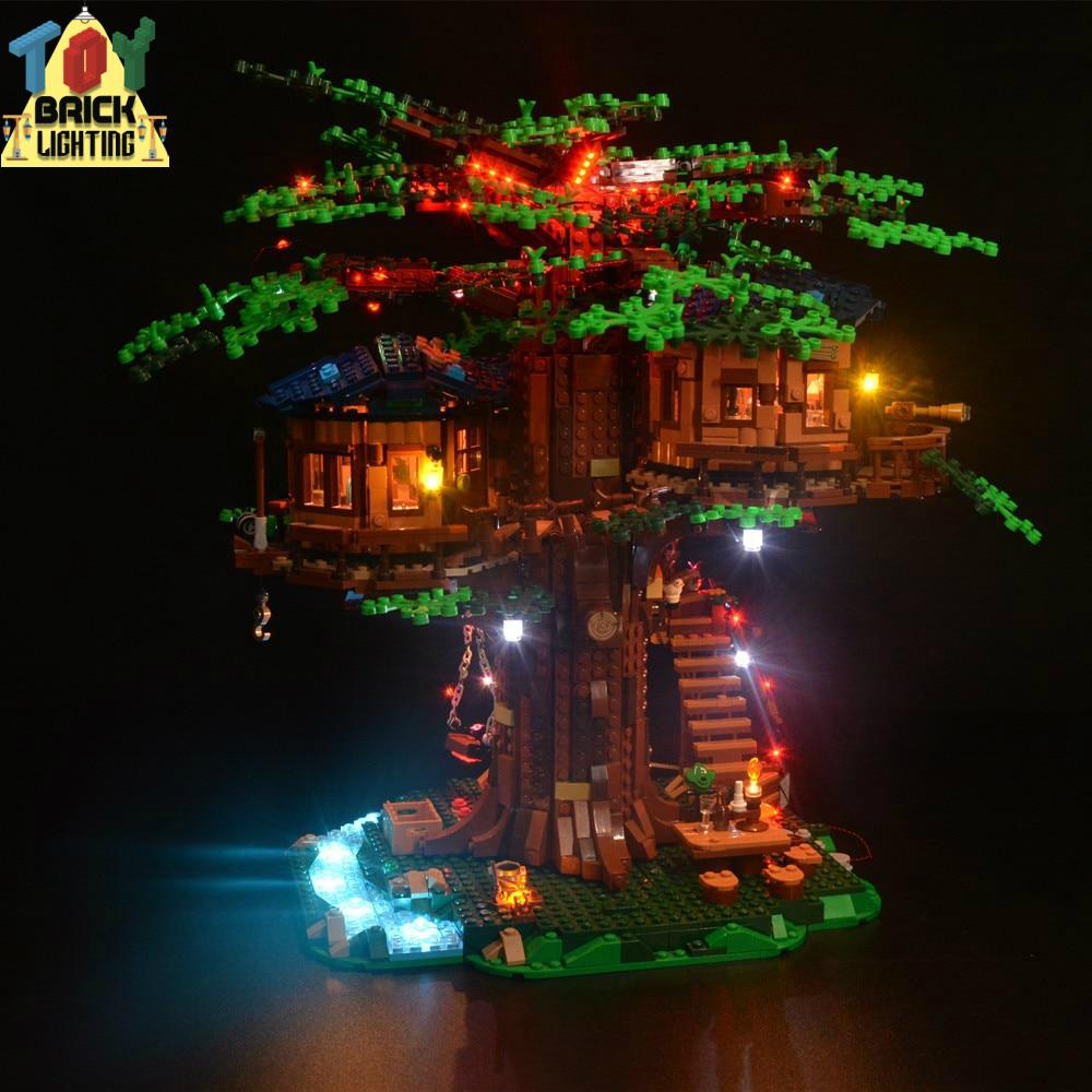 Remote Control LED Light Kit for LEGO® Tree House (21318) - Toy Brick Lighting