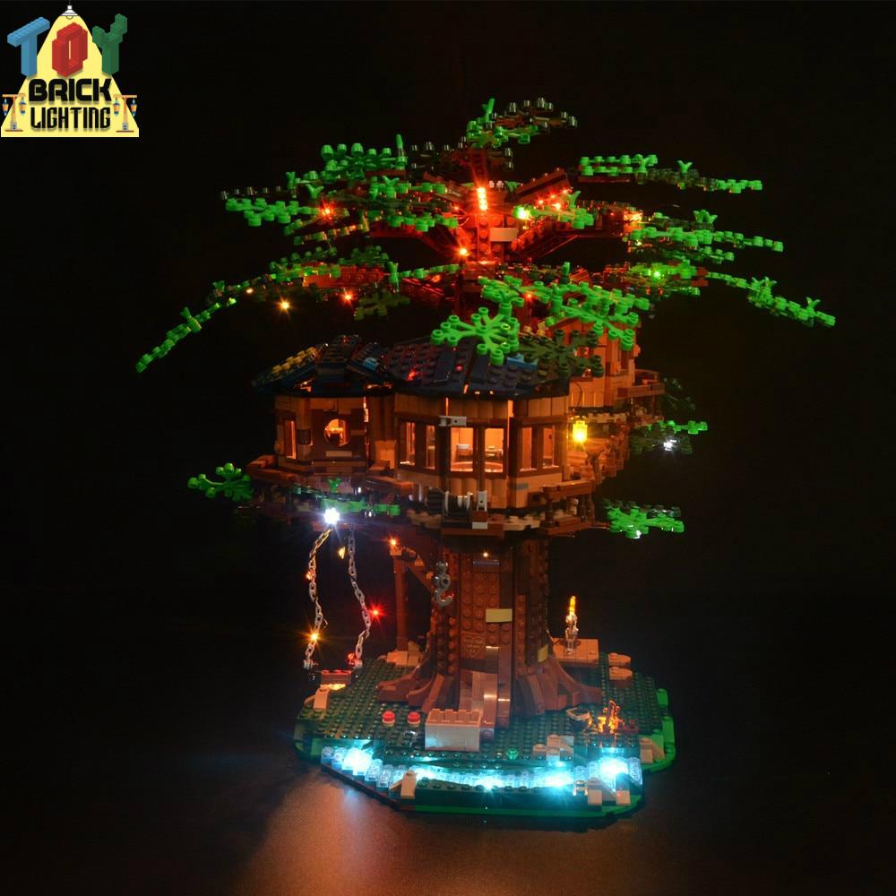 Remote Control LED Light Kit for LEGO® Tree House (21318) - Toy Brick Lighting