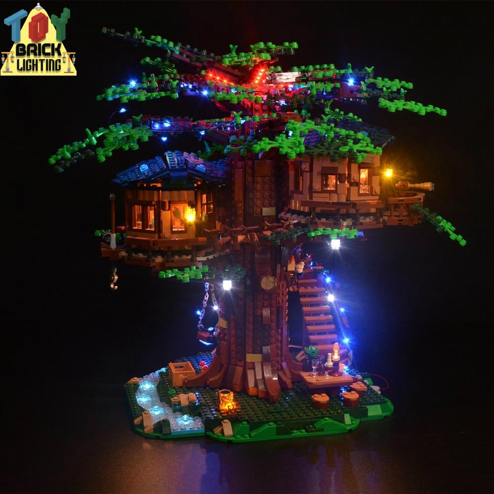 Remote Control LED Light Kit for LEGO® Tree House (21318) - Toy Brick Lighting