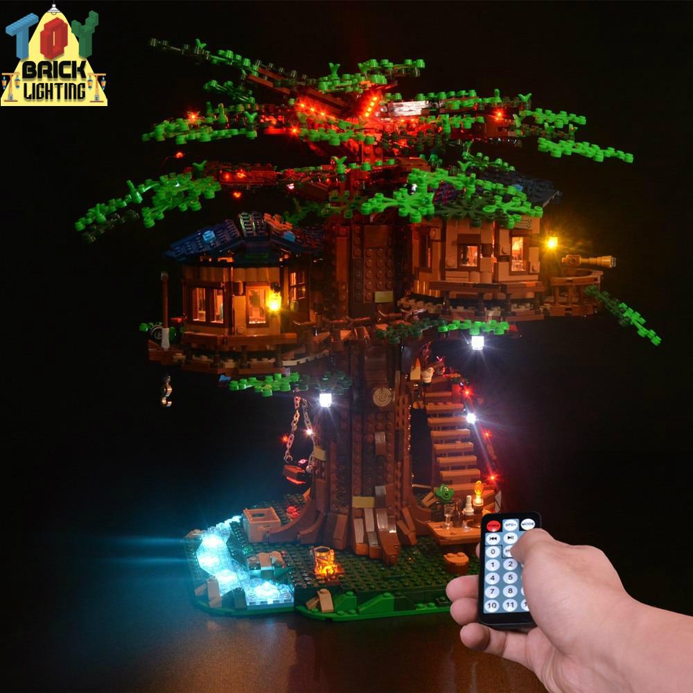 Remote Control LED Light Kit for LEGO® Tree House (21318) - Toy Brick Lighting