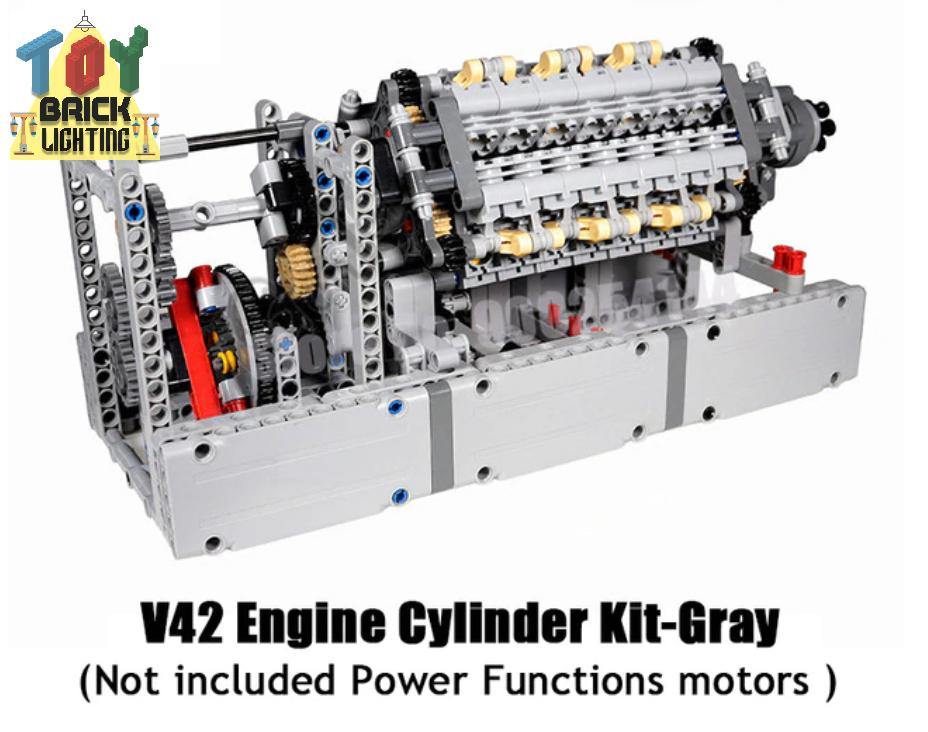 Ensemble de briques MOC à moteur V42