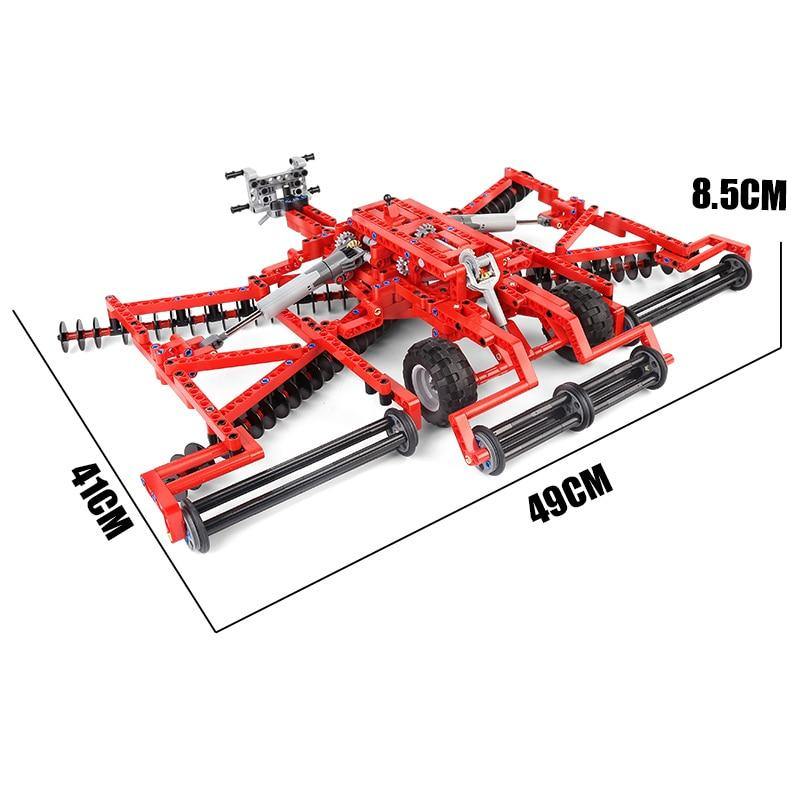 Extensions for the Red JCB Fastrac Tractor - Toy Brick Lighting