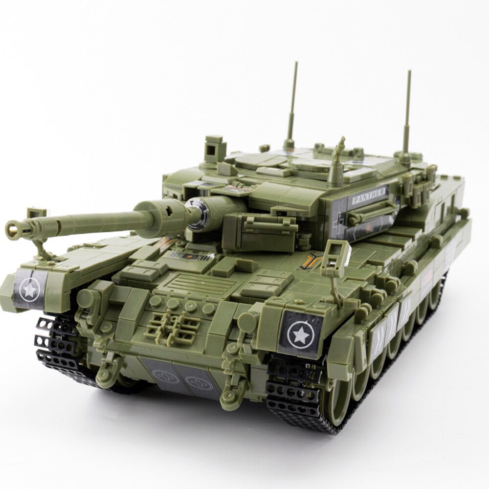 Ensemble de briques MOC de réservoir militaire Leopard 2 WW2 – Toy Brick  Lighting
